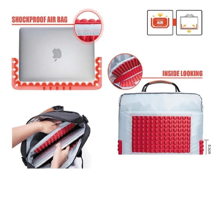 Laptop Bag 13.3 15.6 17.3 Inch Waterproof Notebook  Bag for Macbook Air Pro 13 15 Computer Shoulder Handbag Briefcase Bag