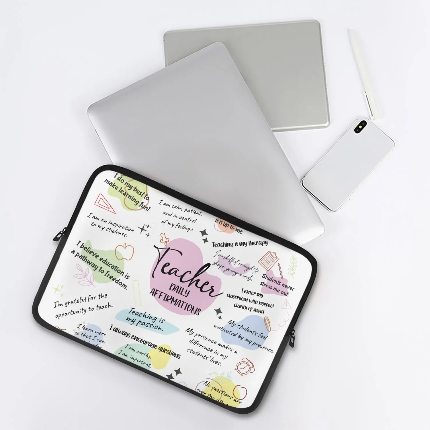 Laptop Sleeve - without handles- Affirmations Teacher