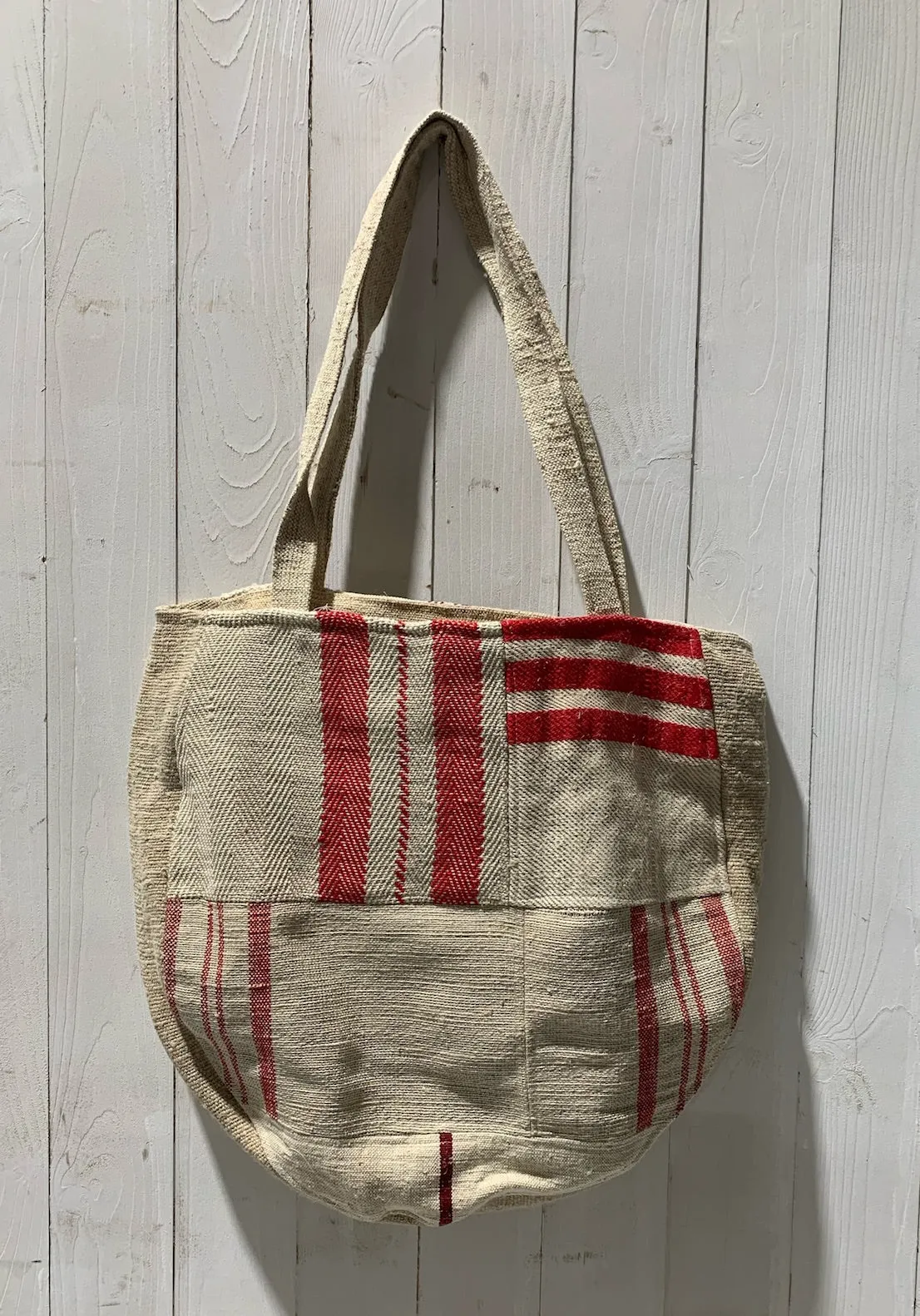 Linen Shoulder Bag  #4787