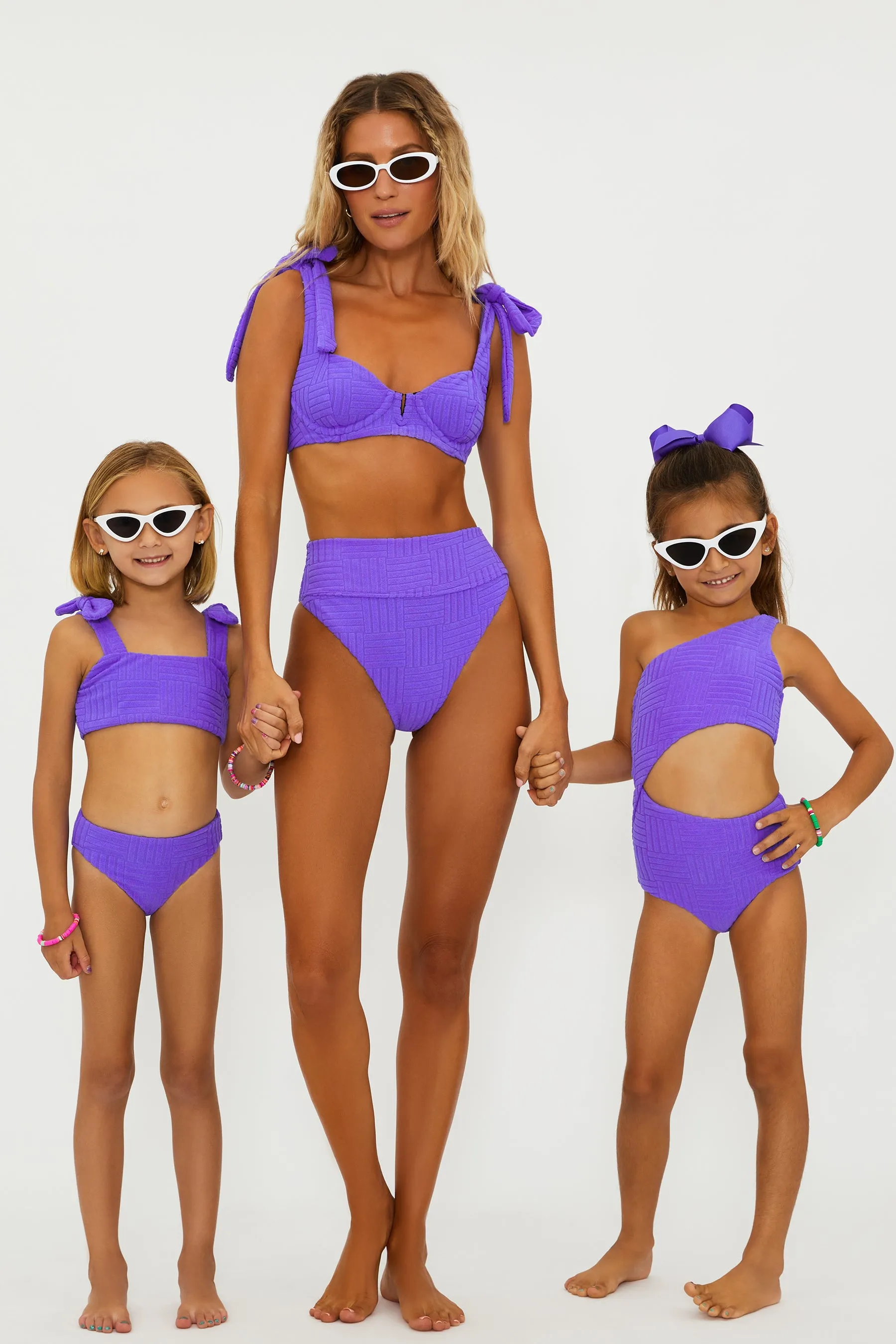 Little Celine One Piece Ultra Violet Terry