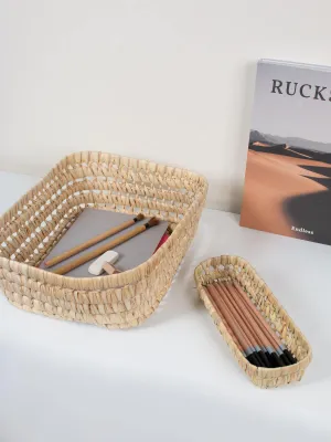 Long Open Weave Storage Trays