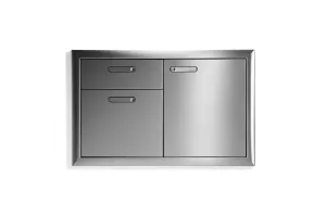 Lynx LSA36-4 36" Storage door & double drawer combination