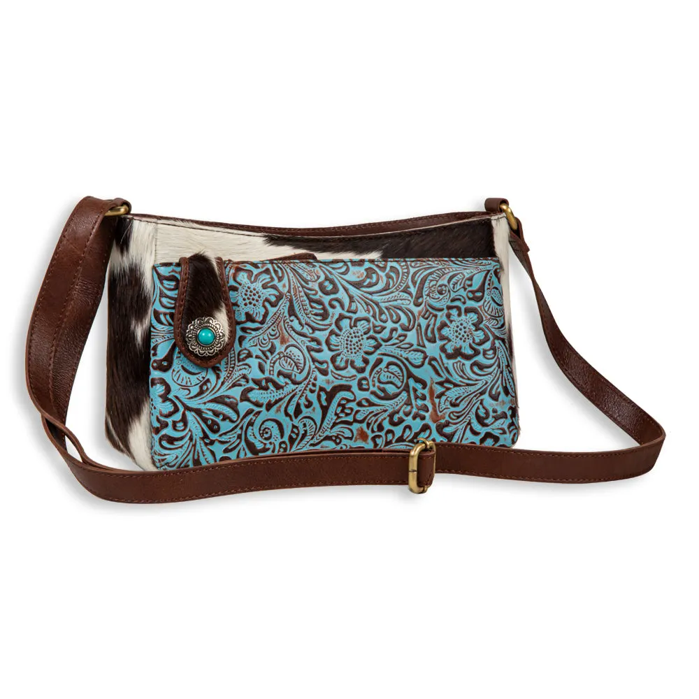 Marta Plains Leather & Hairon Bag