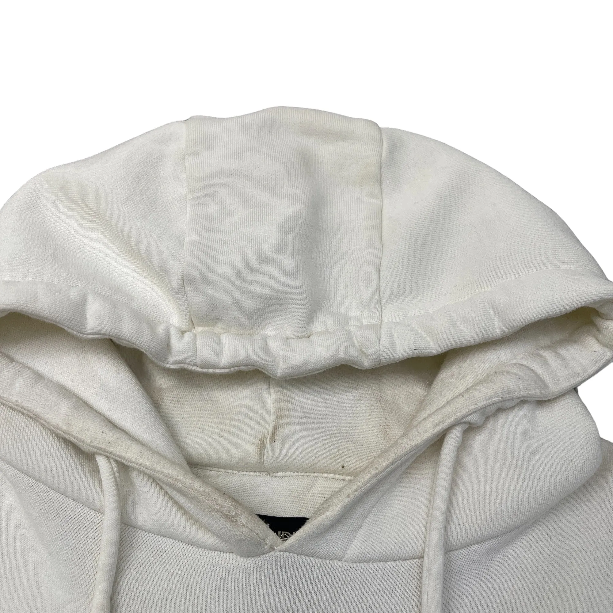 Men's Ff Box Logo Hoodie White Size IT 48 / UK M