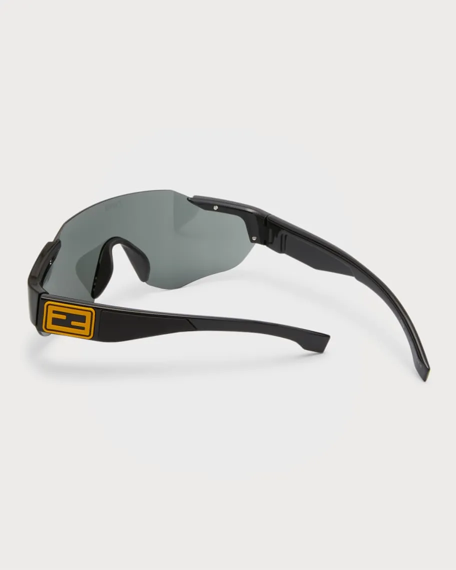 Men's Rimless Sunglasses with FF Fendi Logo