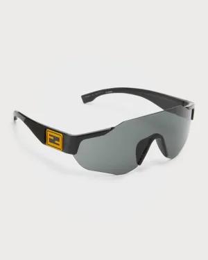 Men's Rimless Sunglasses with FF Fendi Logo