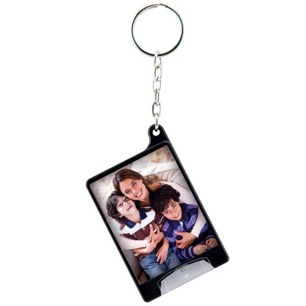 Mini Flashlight Photo Keychain