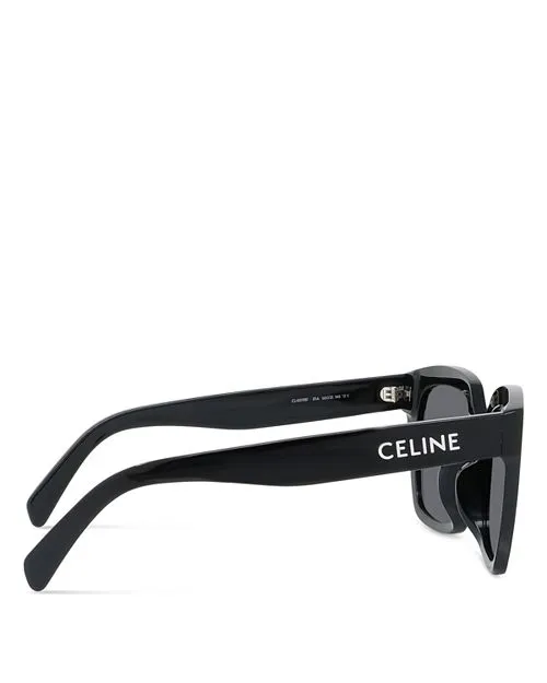 Monochroms Square Sunglasses 56mm CELINE Black