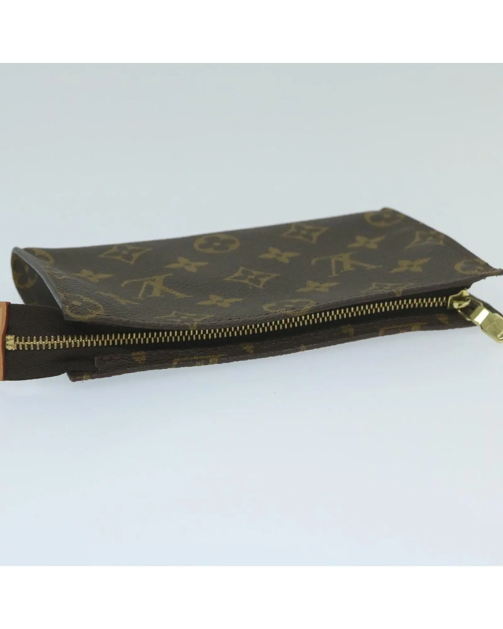 Monogram Accessory Pouch with AB Rank and VI1918 Serial No.