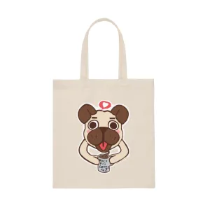 More Pug Coffee Please Canvas Tote Bag