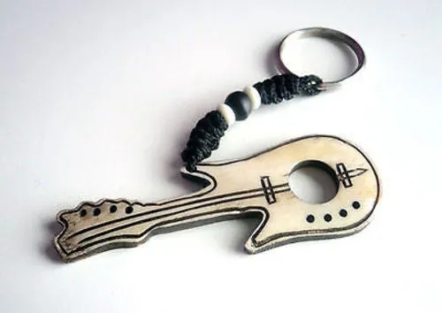 Musical Guitar Shaped Keychains