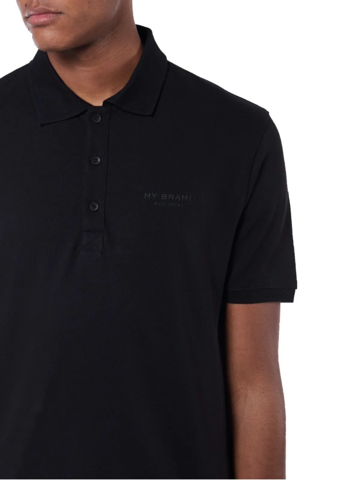 MY BRAND SQUARE BADGE POLO | NAVY