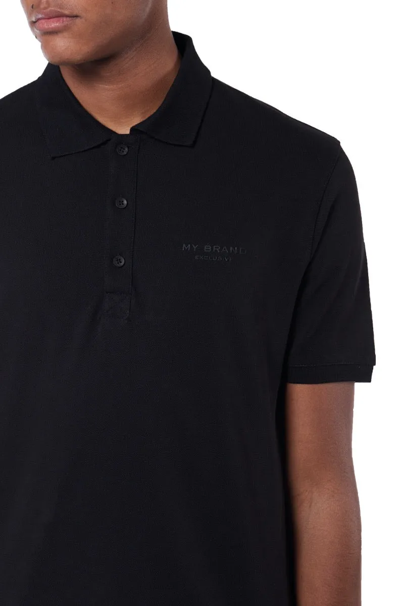 MY BRAND SQUARE BADGE POLO | NAVY