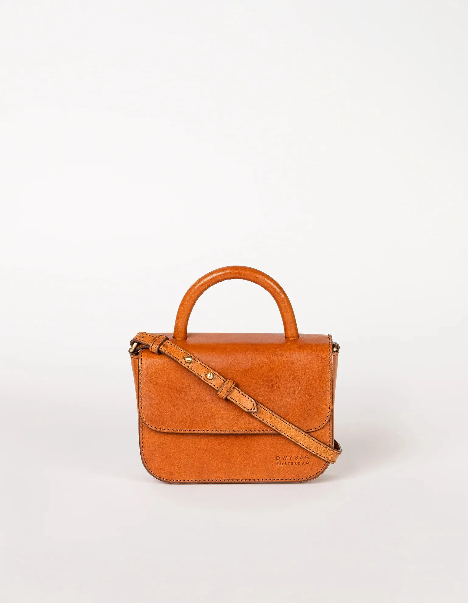 Nano Mini Crossbody Bag - Cognac