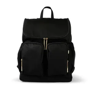 OiOi Black Nylon Nappy Backpack