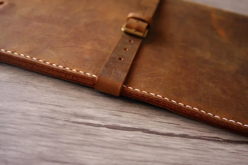 Personalized Leather 14 Laptop Sleeve Cover