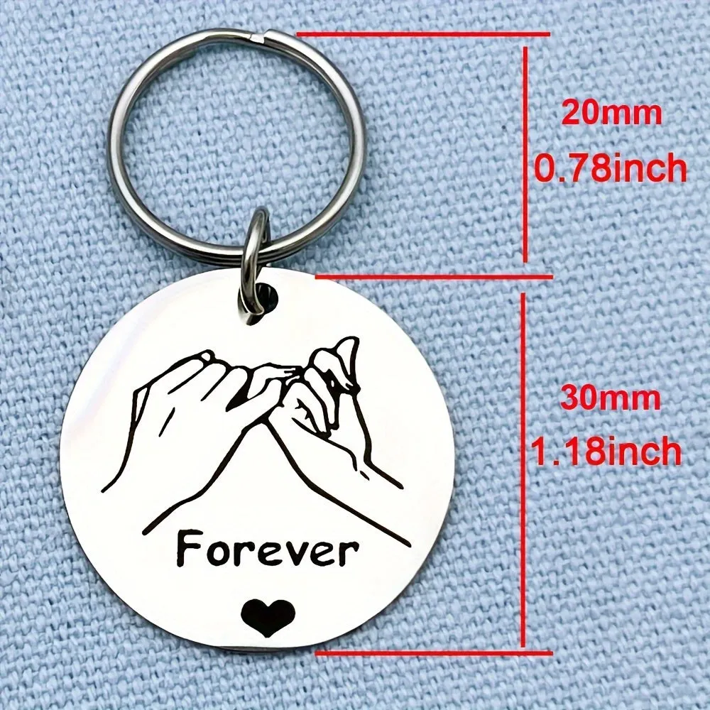 Personalized Promise Keychains for Couples  Best Friends