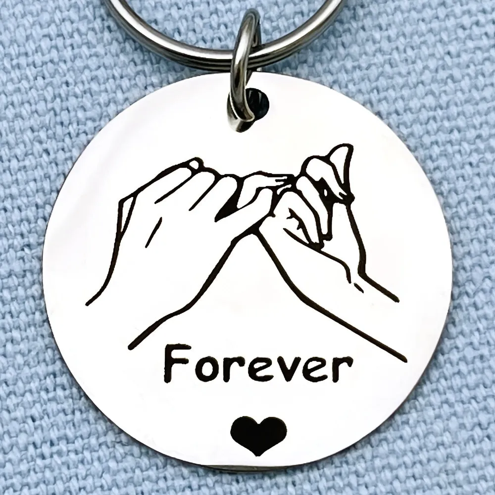 Personalized Promise Keychains for Couples  Best Friends