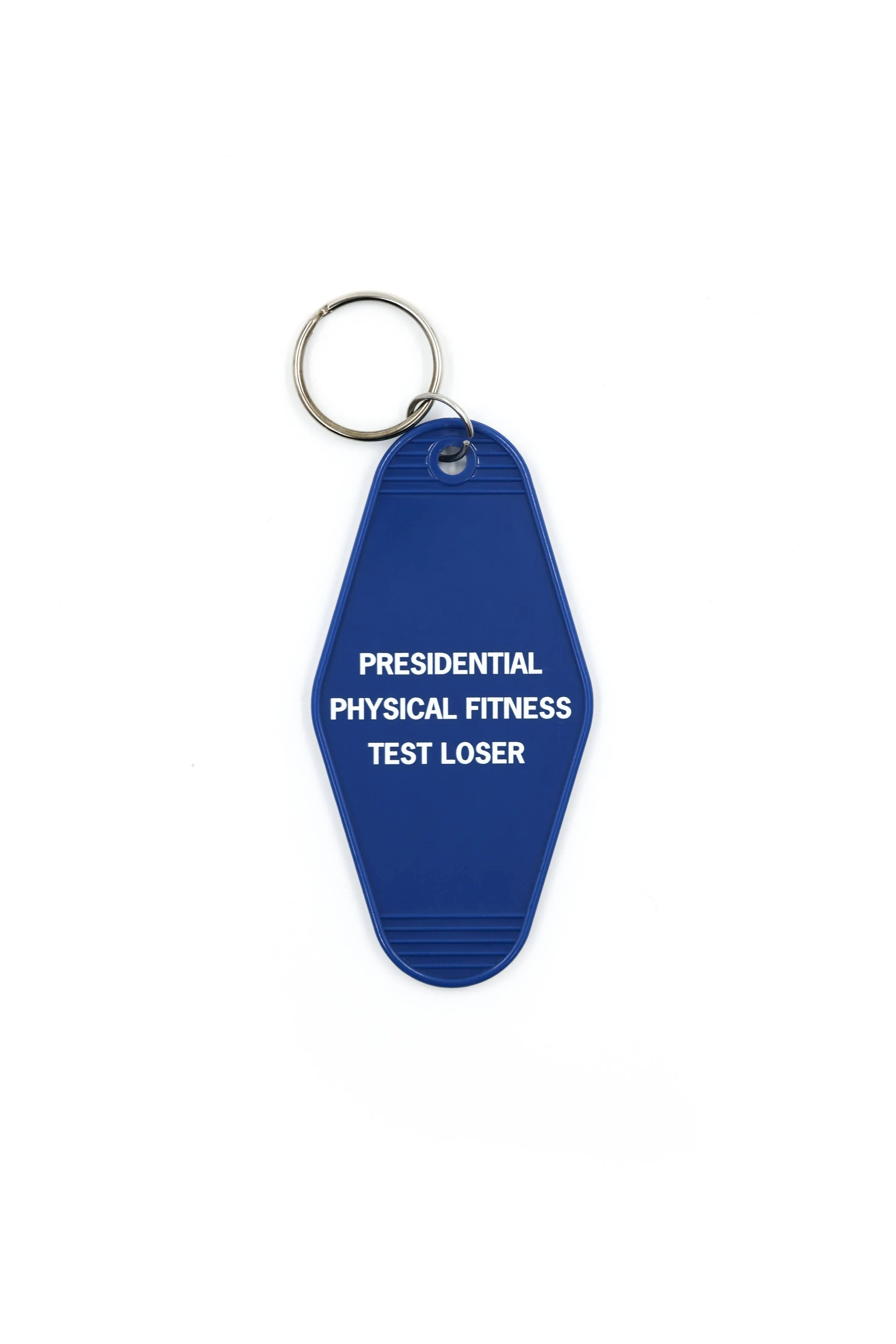 Presidential Physical Fitness Test Loser Motel Keychain