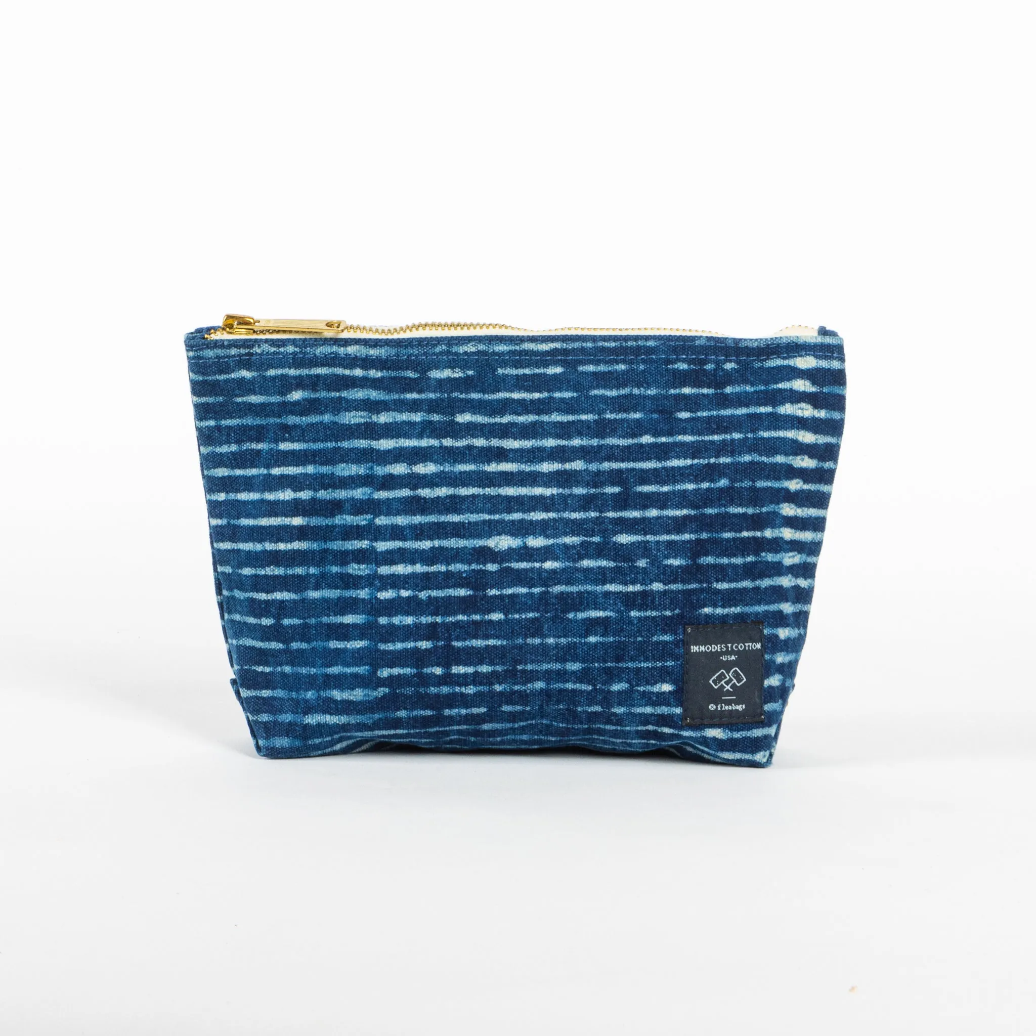 Sardine Pouch | Indigo Stripe