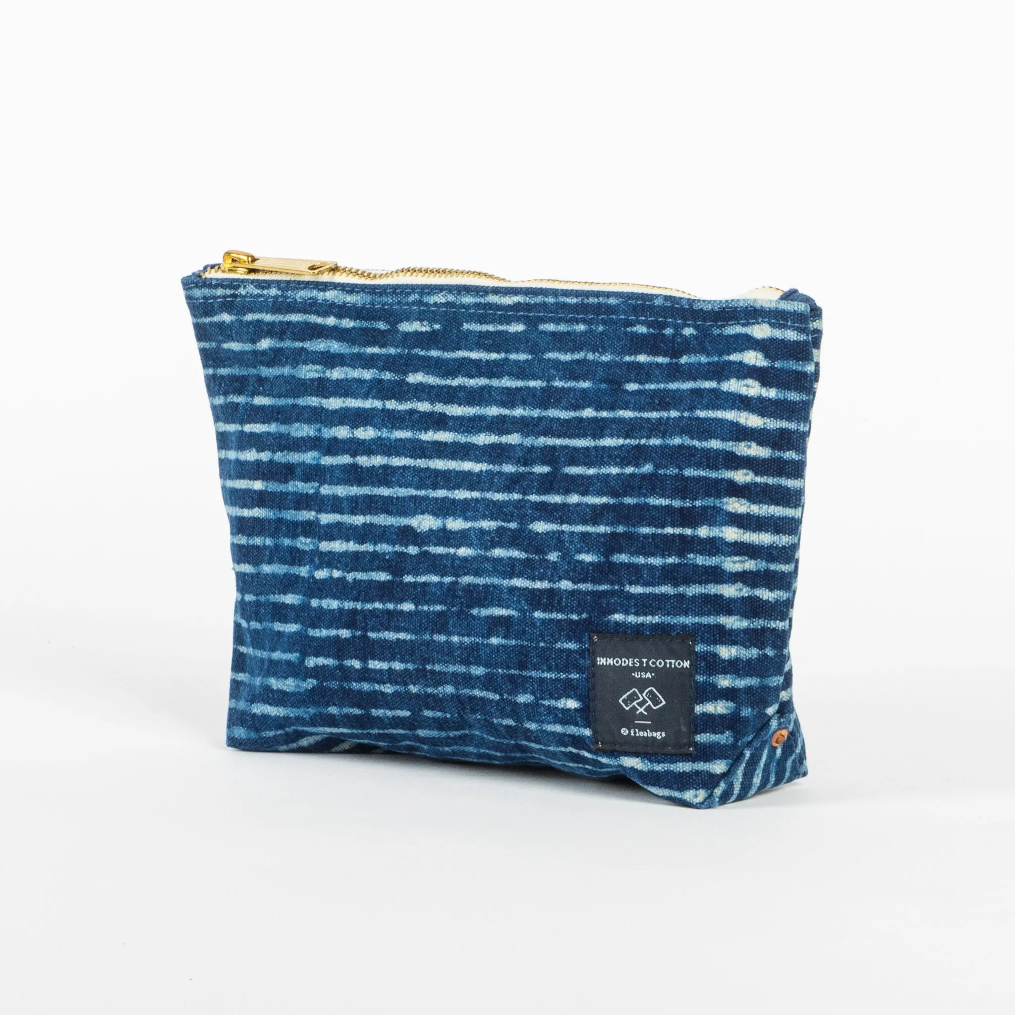 Sardine Pouch | Indigo Stripe