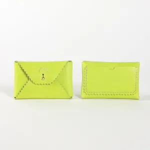 Scallop Wallet | Lime