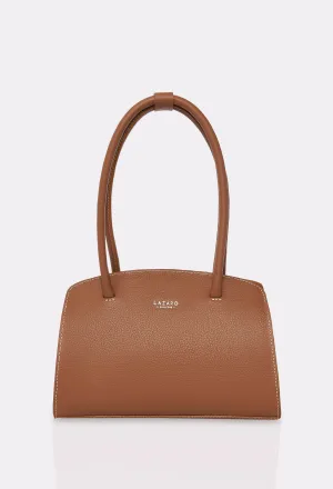 Tan Leather Shoulder Bag Margot