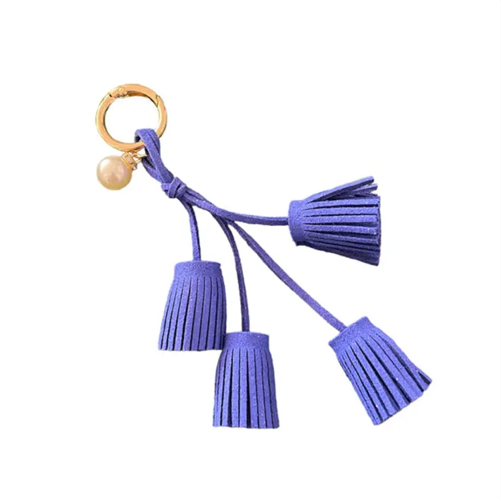 Tassel Bag Charm - Royal