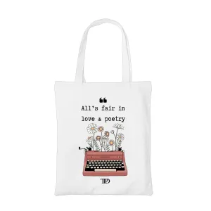 Taylor Swift Tote Bag - Love & Poetry