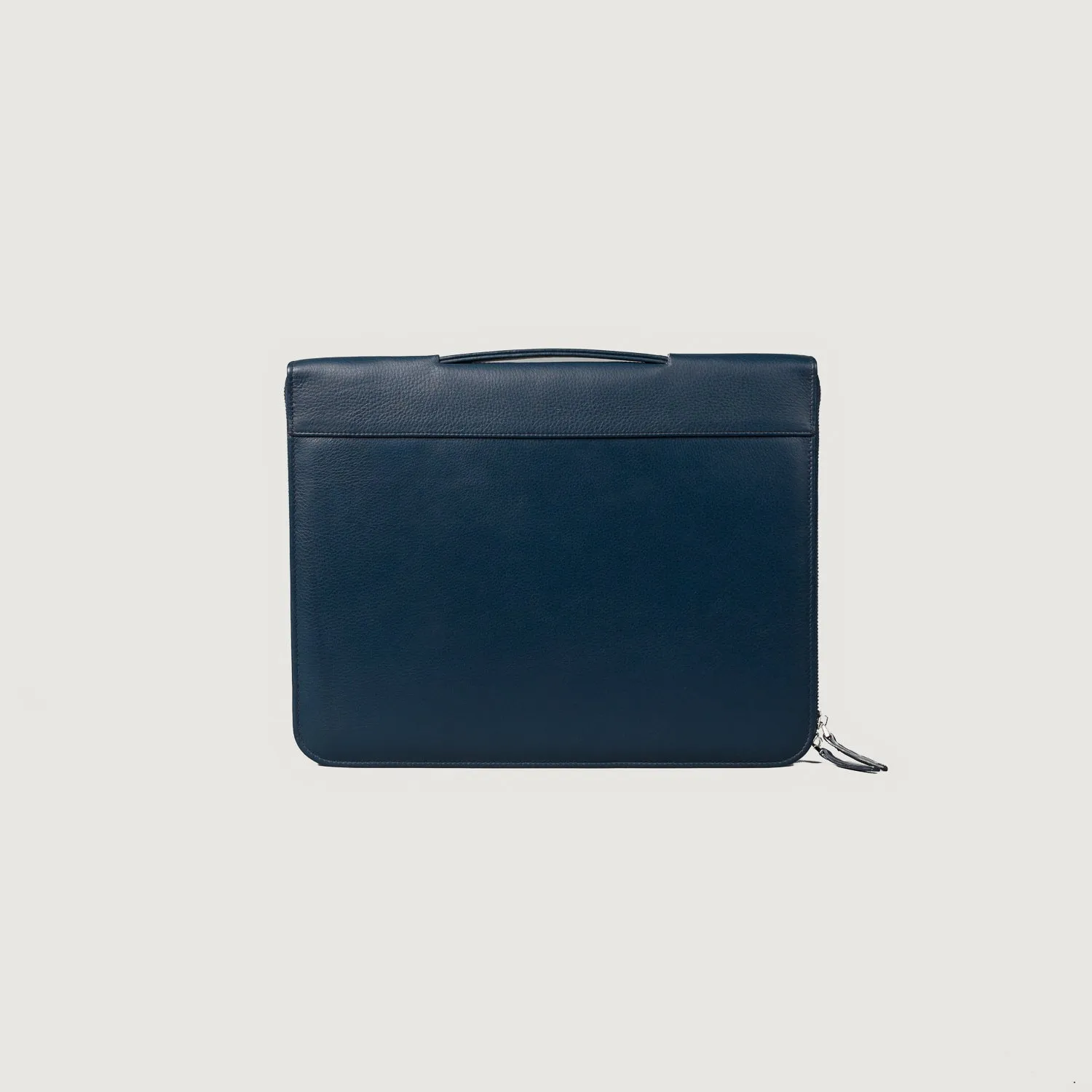 The Eclectic Midnight Blue Leather Folio Organizer