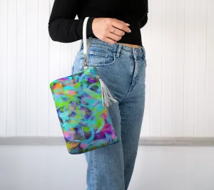 Vegan Leather Accessory Bag *Graffiti*