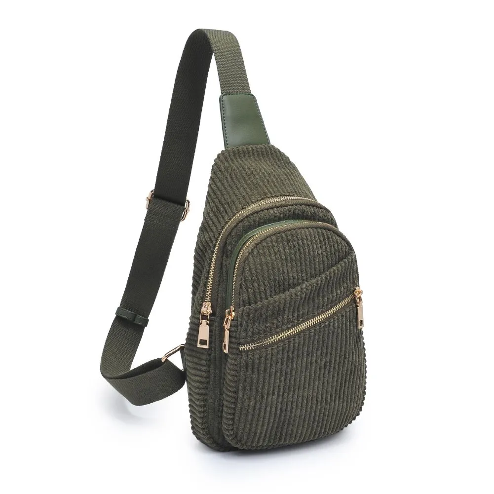 Zephyr - Corduroy Sling Backpack