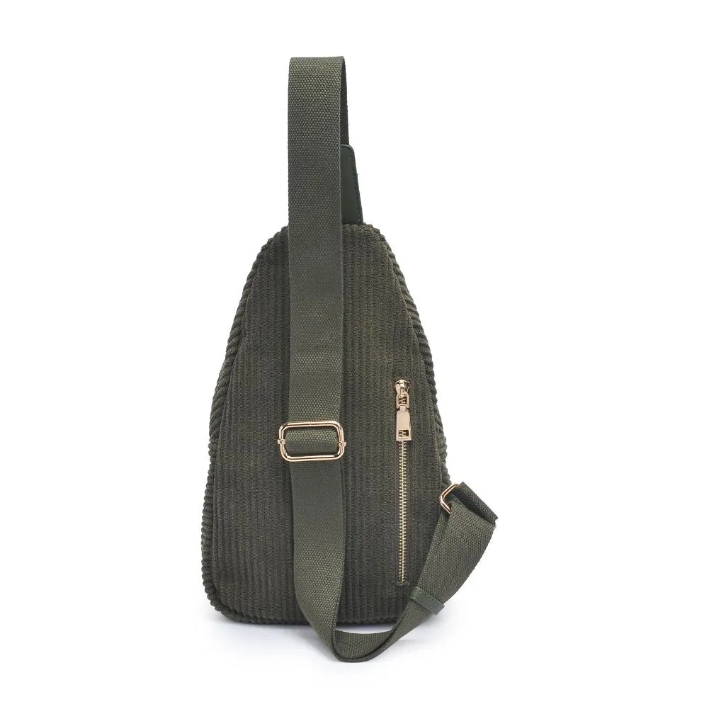 Zephyr - Corduroy Sling Backpack